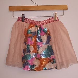 Cat & Jack Sequin Girl's Tutu Skirt Size XS 4/5
